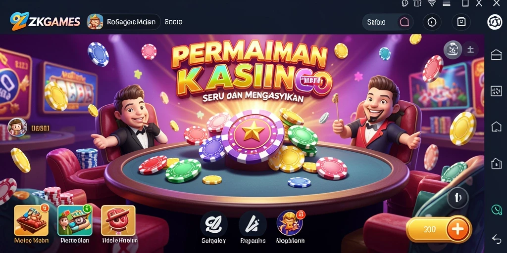 Tampilan gameplay seru dan interaktif di 9ZKGAMES.