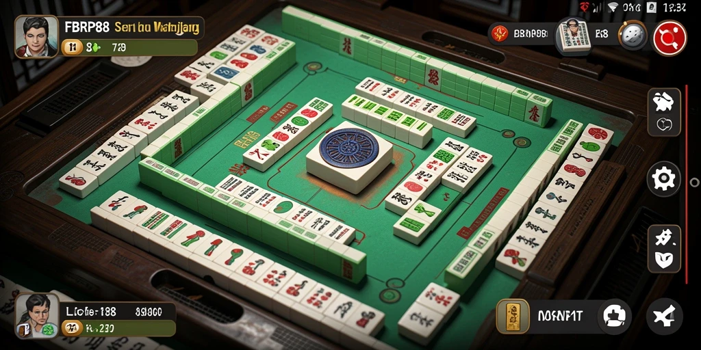 Screenshot utama FBRP88 menampilkan gameplay seru Mahjong.