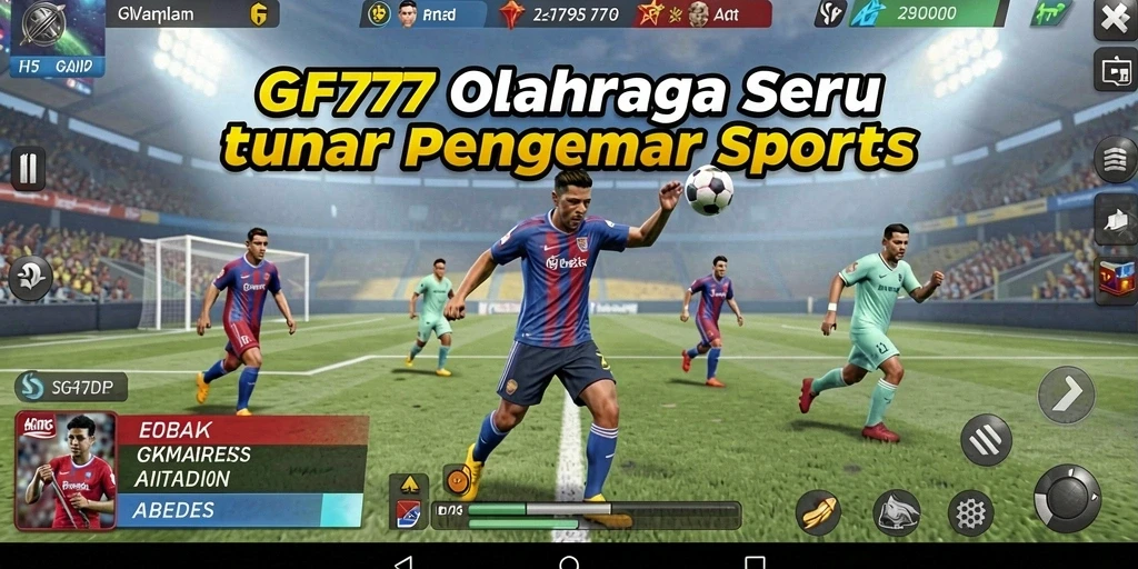 Tampilan gameplay GF777 yang menampilkan aksi mendebarkan di lapangan.
