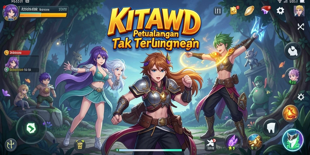 Gameplay seru dan grafis menakjubkan dalam anime.
