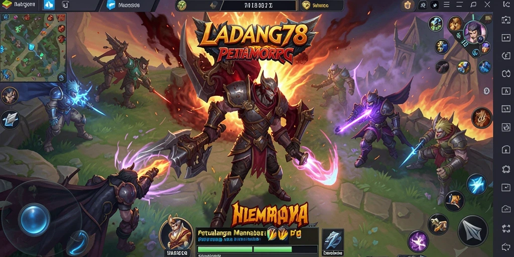 Screenshot gameplay LADANG78 yang menunjukkan aksi seru dalam MMORPG.