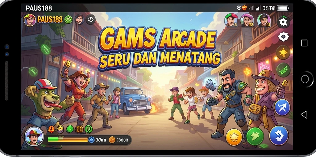 Tampilan gameplay PAUS188 yang seru dan menantang.