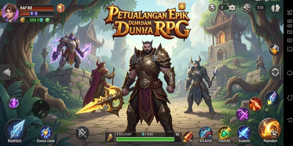 Menampilkan gameplay mendebarkan dari RAFI88.