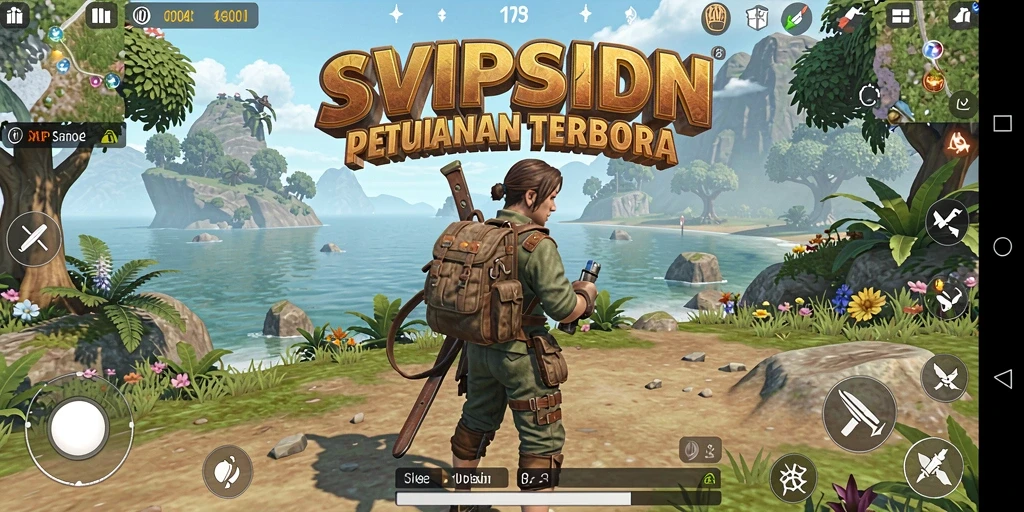 Gameplay menarik SVIPSIDN dalam dunia petualangan yang terbuka.