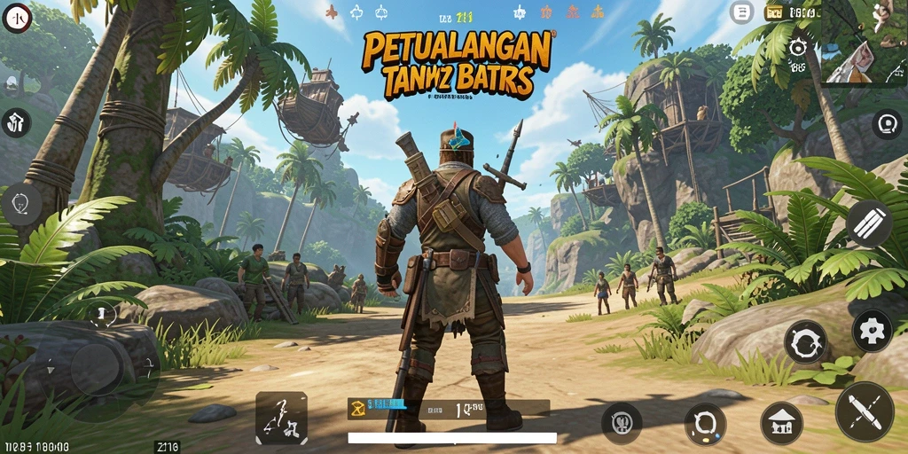 Tampilan Gameplay Z18 yang menakjubkan dalam dunia terbuka.